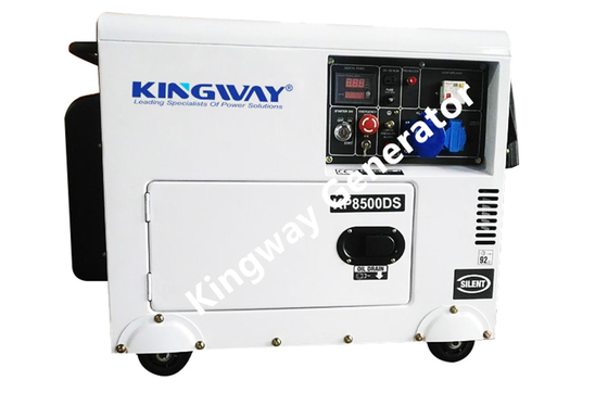 Wassergekühlter stiller tragbarer Generator-Dieselsatz 8KVA 12Hp 3phase 50hz 1500rpm