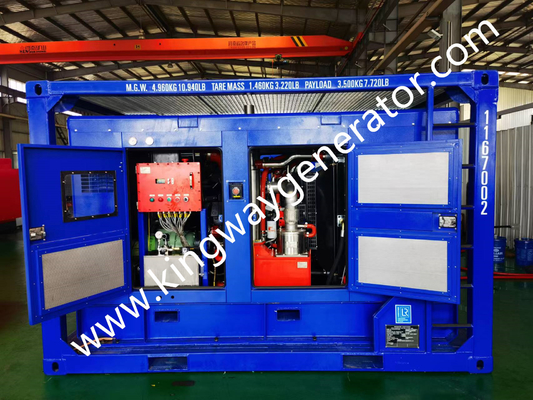 Dieselmotor-Luftkompressor explosionssicheres 375CFM Cumminss DNV 2.7-1 ATEX Zonen-2