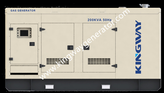 Stiller Erdgas-Generator Cummins Engine Kingway 125KVA für Verkauf