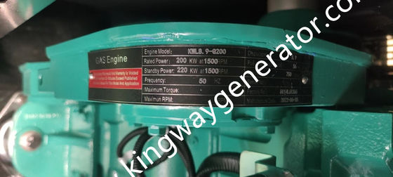 Erdgas-Generator NG CER Kingway-hoher Qualität 90KW trieb niedrigen Verbrauch durch  Engine an