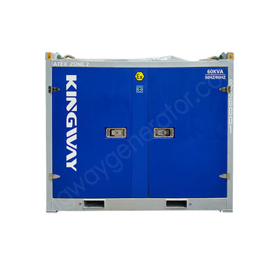 100 kVA Explosionssicherer Marine-Generator mit Motor, ATEX Zone 2 und DNV 2.7-1 Konform