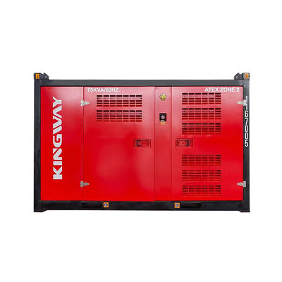 75KVA 600KVA 50HZ 60HZ ATEX zertifizierte Zone 2 Explosionssichere Dieselgenerator-Set leise Generator-Set
