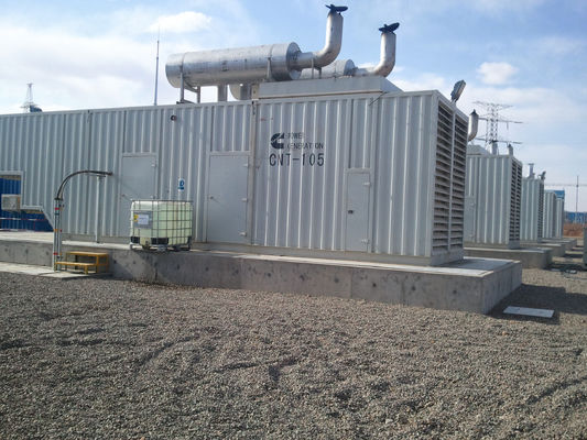 ISO-wassergekühlter 3-phasiger CE 50hz 60hz 1500rpm 1800rpm leise Erdgasgenerator Großprojekt