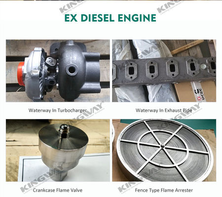 45kva 400v 50hz 3-phasige 4-Draht-Explosionssicherheit Dieselmotor DNV2.7-1 Zertifizierter Hubrahmen ATEX Dieselgenerator für Zone 2