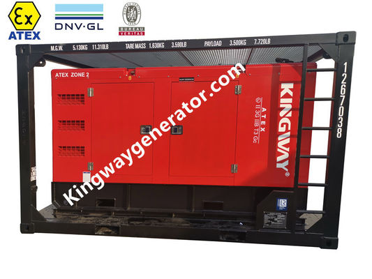 Ausgestattet mit Explosionssicheren Ventilen andere Explosionssichere Komponenten Zusammensetzung Adaptive Technologie 80 kW Dieselgenerator