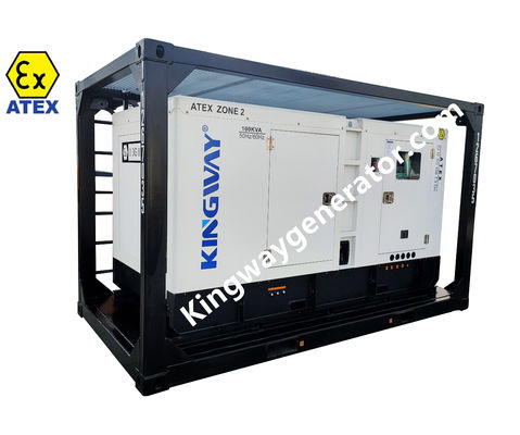 Offshore-Plattform Nutzung 150KVA ATEX Zertifizierte Zone 2 Temp Klasse T3 Explosionssicherheit Dieselgenerator Set
