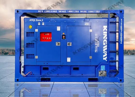3phase DNVGL 2.7-1 Schleuderaum ATEX-Zertifizierung 260 CFM 425CFM auf der Landplattform Offshore Explosionssicherer Luftkompressor