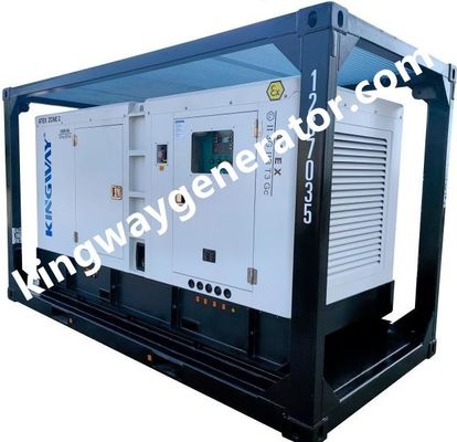 100 KVA Explosionssicherer Dieselgenerator der Zone II, montiert in DNV 2.7-1 für Offshore-Öl- und Gasfelder