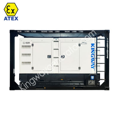 80 KVA Schwerlast-ATEX-Generator in Zone 2 an der See, montiert in DNV 2.7-1 Skid