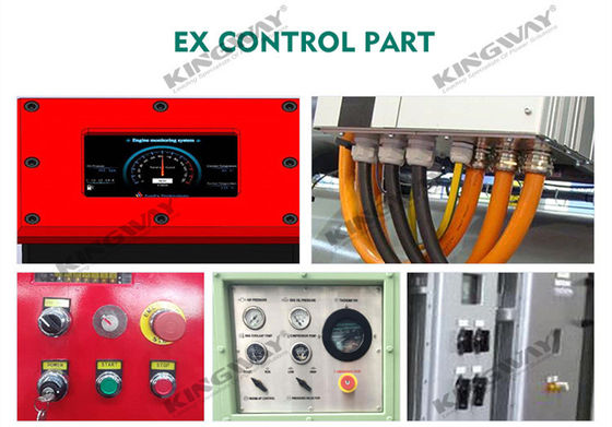 Versorgung 400v 50hz 3 Phase 4 Draht 300kva Dieselmotor ex-proof ATEX Zone 2 eingestuft dnvooffshore Generator