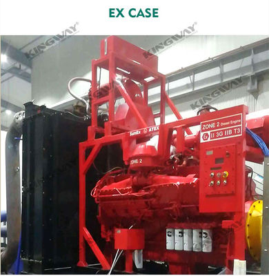 Versorgung 400v 50hz 3 Phase 4 Draht 300kva Dieselmotor ex-proof ATEX Zone 2 Nennwert dnv Offshore-Generator