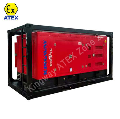3phase ATEX-Zertifizierung DNVGL 2.7-1 Skid Frame 400kva Zone2 Explosionssicherheit Dieselgeneratoren-Set Offshore-Plattform