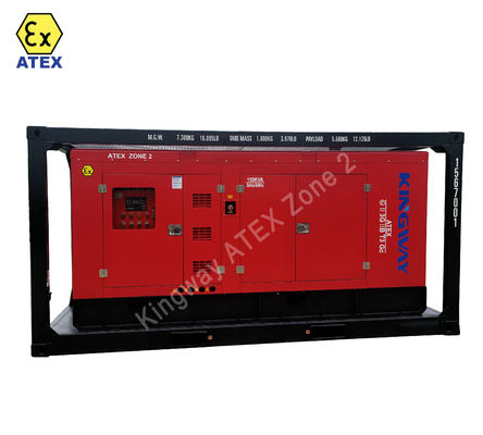 3phase ATEX-Zertifizierung DNVGL 2.7-1 Skid Frame 400kva Zone2 Explosionssicherheit Dieselgeneratoren-Set Offshore-Plattform