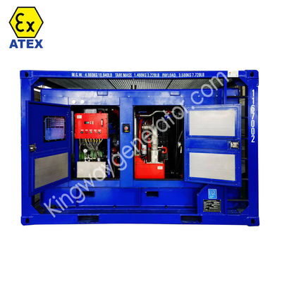 DNV2.7-1 Rutschrahmenplattform ATEX-Zertifizierung 3phase 800kw 1000kva Zone2 Explosionssichere Dieselgeneratorensatz Serviceantrieb