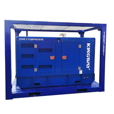 ATEX-Zertifizierung 3phase 200kw 250kva Zone2 Explosionssicherheit Dieselgenerator-Set DNVGL 2.7-1 Rutschrahmen-Plattform-Service-Motor