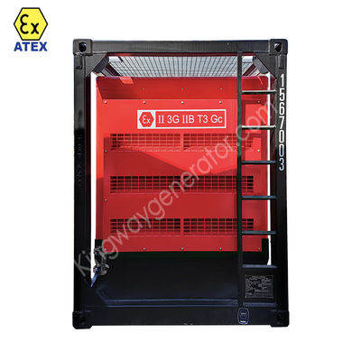 Atex Zone 1 Zone 2 Explosionssicherer 150kva Dieselgenerator mit DNV2.7-1-Hochrahmen für Öl- und Gasplattformen