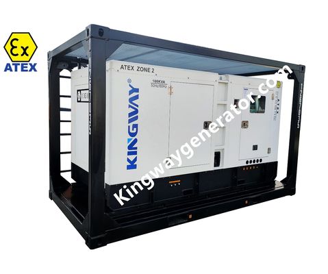 20 KVA ATEX Zone 2 ATEX Explosionssicherheitsgenerator für die Öl- und Gasindustrie mit DNV-Hofrahmen