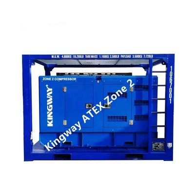 ATEX-Zertifizierung 3phase DNVGL 2.7-1 Schlittenrahmen 120kw 150kva Onshore Offshore Plattform Zone 2 Generator