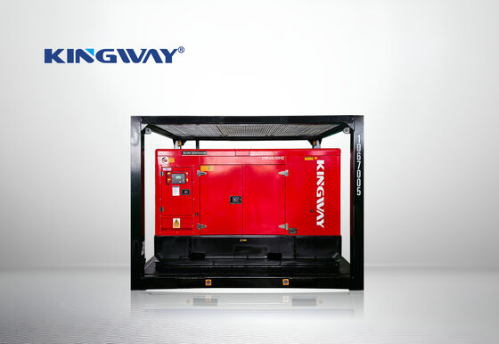 200 kW ATEX Zone 2 Ex-Proof Diesel Generator System (T3), montiert in einem DNV 2.7-1 zertifizierten Offshore Lifting Crash Frame
