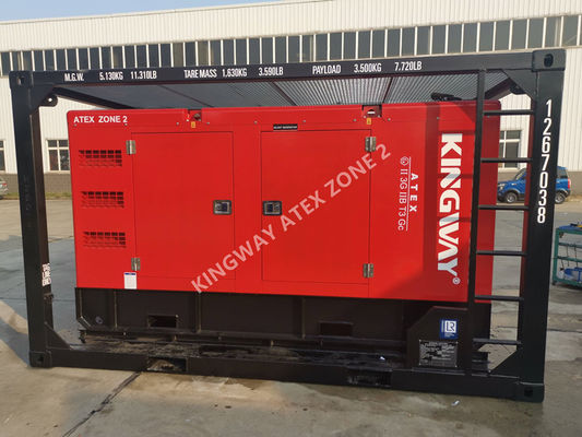 150KVA ATEX Zone 2 T3 Explosionsgeschützter Dieselgenerator mit DNV-Heberahmen