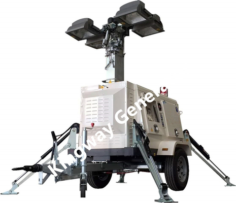 beweglicher Lichtmast-mechanisches Anheben 5.5m Höhen-200W LED