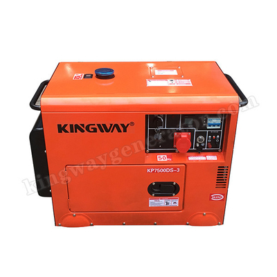 Offene Luft der Art-5KW kühlte portierbaren Generator-Notgebrauch mit 25L Kraftstofftank ab