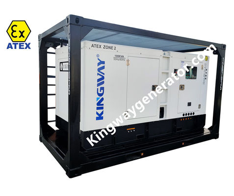 300KVA Kingway Explosionsgeschützter schallgedämpfter Dieselgenerator ATEX Zone 2 Ausrüstung