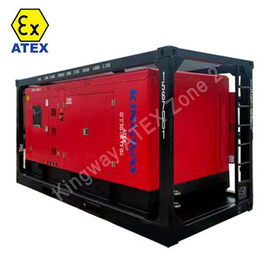 45kva 400v 50hz 3-phasige 4-Draht-Explosionssicherheit Dieselmotor DNV2.7-1 Zertifizierter Hubrahmen ATEX Dieselgenerator für Zone 2