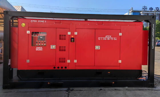 1000KVA Kingway ATEX Zone 2 Containerisierter explosionsgeschützter Dieselgenerator mit Fernüberwachungssystem