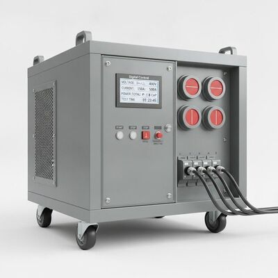 100kW tragbare 3-Phasen-RCD-Lastbank mit Widerstands- und Kapazitätslast und digitaler Steuerung für Generator-USV-Tests